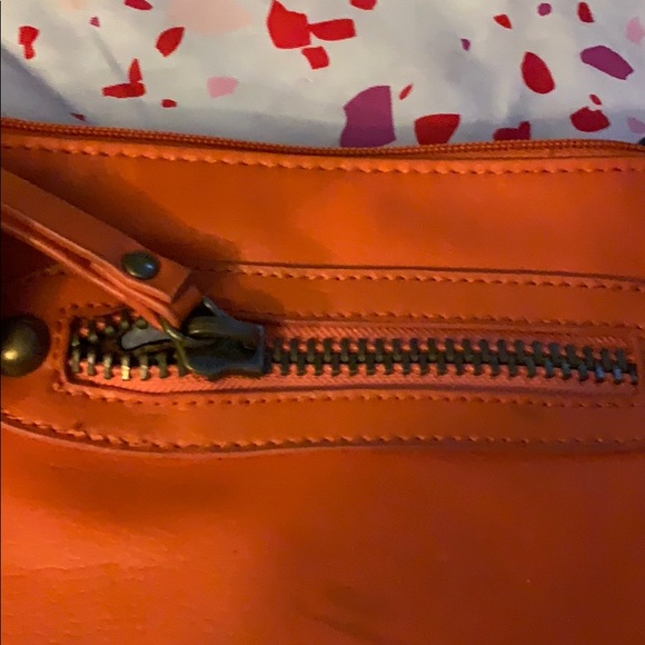 Hollywood Intuition by Jane Hersh Orange Wristlet - Picture 3 of 4